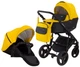 Коляска 2 в 1 Bair Mirello М-40 30 желтая - изображение 1