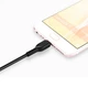 Кабель USB-A — MicroUSB HOCO X20 3 м Чорний | Ультрадовгий шнур для швидкого заряджання - зображення 5