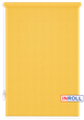 Ролета тканевая INROLL Есо-Mini 52,5х185 см Camila Желтый A616 - изображение 1