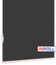 Ролета тканевая INROLL Есо-Mini 90х185 см Camila Черный A646 - изображение 4