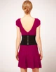 Платье Karen Millen L фуксия с черным KM70217 - изображение 3