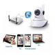 Камера видеонаблюдения беспроводная SmartUS WIFI Smart NET camera Q5 с двумя антеннами белая (MD14070) - изображение 3