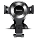 Автотримач Baseus (SUYL-XP) Osculum Type Gravity Car Mount (Чорний / Срібний) (101311) - зображення 1