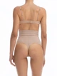 Коригуючі стрінги з високою талією FarmaCell Bodyshaper Пудрові для утяжки живота L (600) - зображення 4