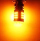 Светодиодная лампа 7440 T20 W21W 32SMD 3030 Autoexpect 12V с обманкой Жёлтая (74517) - изображение 4