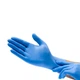 Рукавички нітрилові Medicom нестерильні без пудри SafeTouch Advanced Slim Blue 3.6 гр (розмір M) 50 пар - зображення 2