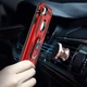 Чехол Shield для Iphone 7 / 8 бронированный Бампер с подставкой Red - изображение 2