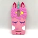 Чехол 3D Toy для Xiaomi Redmi Note 3 / Redmi Note 3 Pro Бампер резиновый Единорог Rose - изображение 5