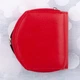Кошелек женский кожаный Kafa с блокировкой RFID-сигналов, красный (AE1869/3) - изображение 6
