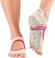 Носки ToeSox Grip Half Toe Bellarina S (36-38.5) Белые (841090129628) - изображение 1