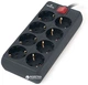 Мережевий фільтр-подовжувач Real-El RS-8 Protect 3 м Black (EL122300022) - зображення 2