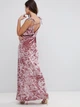 Велюрова сукня ASOS AS/NA0220-3 2XL (759232XL) Рожевий - зображення 4