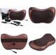 Автомобильная массажная подушка под шею и для спины Massage Pillow с инфракрасным прогреванием, Brown - изображение 5