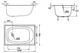 Ванна стальная BLB 105х70EN (B15E2200S) (S39800022000000) - изображение 3