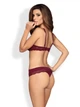 Комплект Obsessive Miamor Бордовий S/M - зображення 5