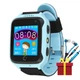 Смарт-годинник UWatch Q529 Blue Bluetooth GPS трекер батарея 400 mAh Android IOS - зображення 8