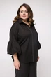 Рубашка "Ксения" (черный) 56 (XXXXL) - изображение 3