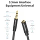 Кабель Vention Audio 3.5mm M - 3.5mm F, 5m, Black (VAB-B06-B500-M) - зображення 7