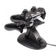 Зарядна док станція для зарядки 2 геймпадів DualShock 4 PS4 Black - зображення 4