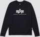 Лонгслив Alpha Industries Basic Logo Long Sleeve Tee UTB49002G1 XL Black (640631003041) - изображение 1