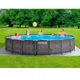 Круглый каркасный бассейн Intex 26744 (549-122 см) GreyWood Prism Frame Pool - изображение 2