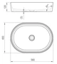 Раковина RAVAK Moon 2 560 XJN01300002 белая - изображение 4