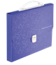 Портфель пластиковый Buromax Barocco А4 фиолетовый (BM.3719-07) - изображение 1