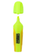 Текст-маркер Buromax Neon з гумовими вставками 2-4 мм Жовтий (ВМ.8904-08) - зображення 1
