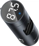 FM-трансмітер Baseus Energy Column з функцією Bluetooth FM Launcher 3.1 A 2 USB порти Сірий (10463) - изображение 2