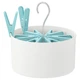 Корзина+30 прищепок IKEA TORKIS 103.392.27 - зображення 1