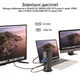 Док-станция 13-в-1 Promate AlphaHub USB-C PD/HDMI/VGA/3xUSB 3.0/USB-C 3.1/RJ45/SD/MicroSD/AUX 3.5 мм/5W динамик Black (alphahub.black) - изображение 4