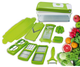 Овочерізка многофункицональная Nicer Dicer для овочів і фруктів зелена - зображення 2
