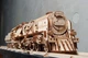 Механический деревянный 3D пазл Ugears Локомотив c тендером V-Экспресс из фанеры (70058) - изображение 7