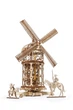 Механический деревянная 3D модель Ugears Башня-Мельница из фанеры (70055) - изображение 4