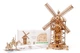 Механический деревянная 3D модель Ugears Башня-Мельница из фанеры (70055) - изображение 6