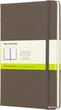 Записная книга Moleskine Classic 13 х 21 см 240 страниц без линовки Коричневый (8058341715390) - изображение 1