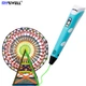 3D-ручка MYRIWELL 2 RP100B Blue (ABS, PLA) + PLA пластик (3 цвета) 9 метров, Защитные накладки и Трафареты - изображение 13