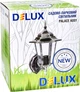 Уличный светильник Delux Palace A001 60W E27 Черное серебро (90011333) - изображение 3