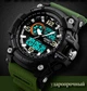 Мужские спортивные кварцевые часы Skmei Disel Green 1283 - изображение 3