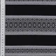 Скатерть вышитая черная с белой вышивкой TT89035 150x200 - изображение 4