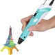 3D-ручка c LCD дисплеем 3D Pen 2 Бирюзовая (2000056011874) - изображение 2