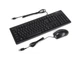 Комплект (клавіатура + миша) A4Tech KR-8572 Black USB - изображение 1