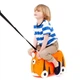 Дитяча валізка на колесах для подорожей Trunki Tipu Tiger (0085-TRU) - изображение 4