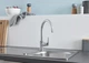 Кухонна мийка Grohe K200 45-S Нержавіюча сталь (31552SD0) - зображення 4