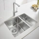 Кухонна мийка Grohe K700U 60-S Нержавіюча сталь (31577SD0) - зображення 6