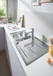 Кухонна мийка Grohe K400+ 45-S Нержавіюча сталь (31568SD0) - зображення 5