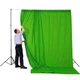 Фон студийный тканевый Visico PBM-3030 green Chroma Key 3х3м - изображение 1
