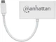 Hub USB Manhattan Type-C na 4 porty USB 3.0 + 3.1 PD (0766623163552) - obraz 3
