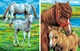 Набір для творчості Sequin Art Painting by numbers Junior-Pairs Horses 23x30 см (SA0215) - зображення 1