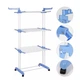 Сушилка органайзер вешалка-стойка для вещей Spray Painting Clothes Hanger до 40 кг - изображение 6